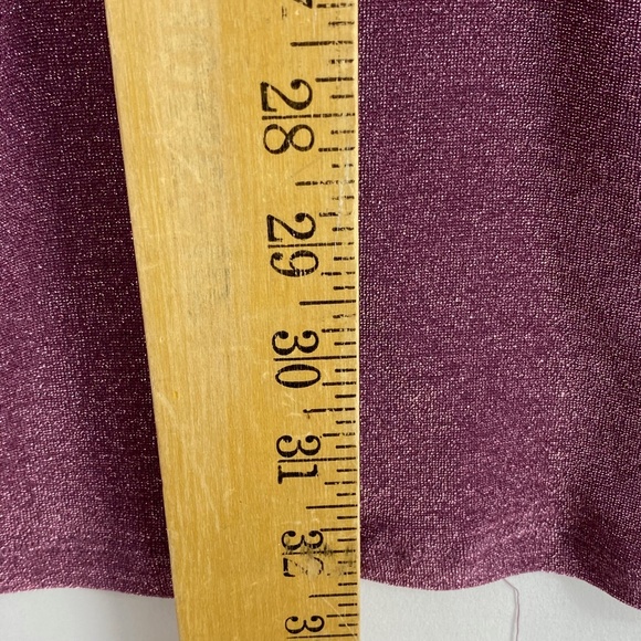 Wild Fable Juniors Size 1X Cut Out Bodycon Short Dress Purple Lurex Long Sleeves - Picture 9 of 9